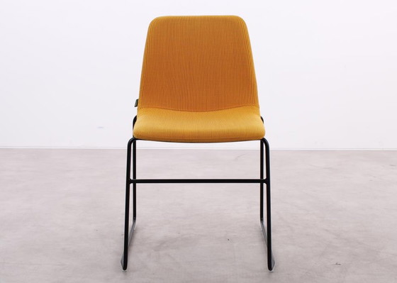 Image 1 of 4x NaughtOne Viv chair jaune/rouge