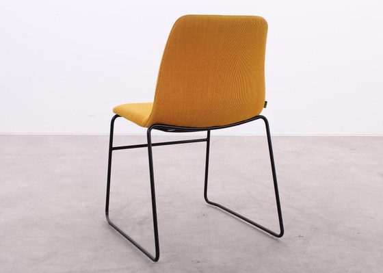 Image 1 of 4x NaughtOne Viv chair jaune/rouge