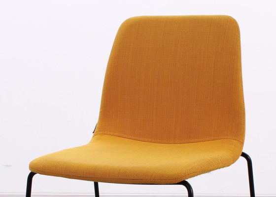 Image 1 of 4x NaughtOne Viv chair jaune/rouge