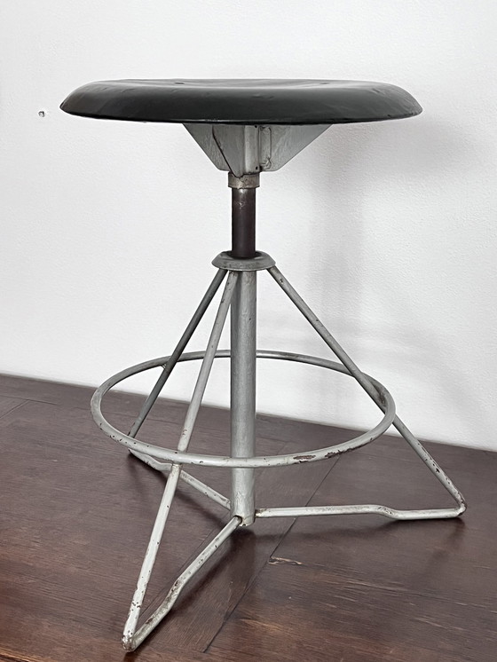 Image 1 of  Scandinavian industrial stool Nordiska Kompaniet