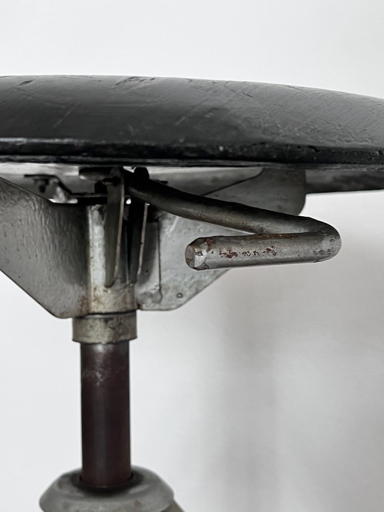 Image 1 of  Scandinavian industrial stool Nordiska Kompaniet