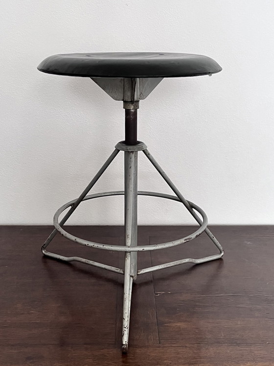 Image 1 of  Scandinavian industrial stool Nordiska Kompaniet