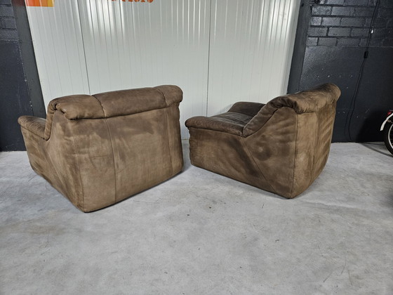 Image 1 of 2x fauteuil Musterring en cuir