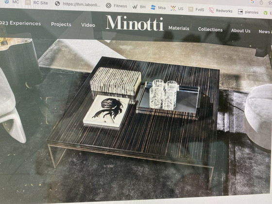 Image 1 of Minotti coffee table