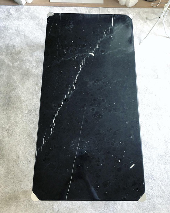 Image 1 of Coffee table black marble rectangular