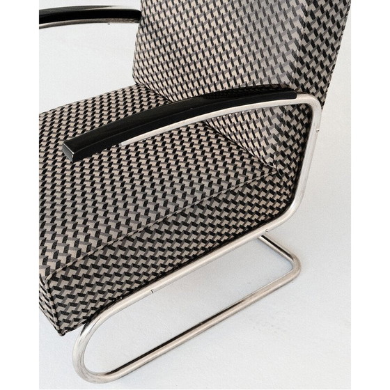 Image 1 of Poltrona vintage S411 in acciaio cromato di Mücke Melder, 1940