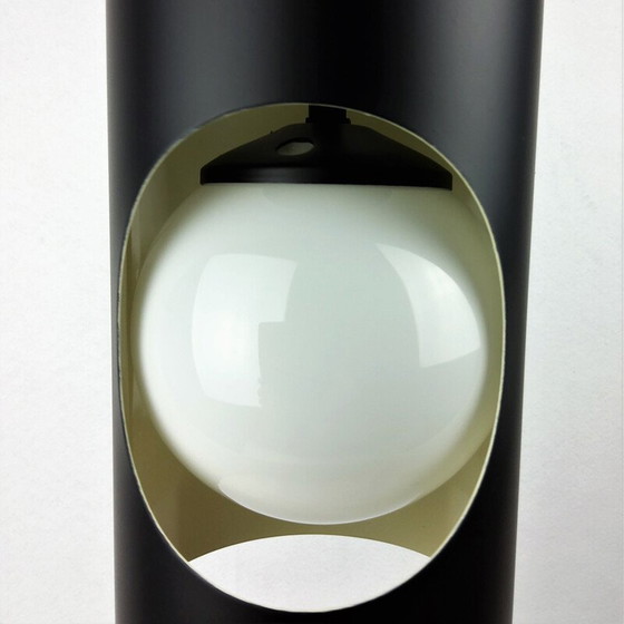 Image 1 of Lampada a sospensione vintage in metallo nero, 1960