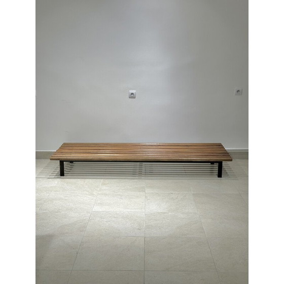 Image 1 of Vintage Cansado bench by Charlotte Perriand