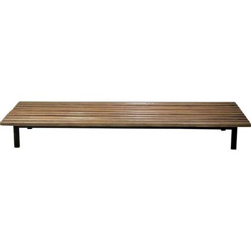 Vintage Cansado bench by Charlotte Perriand