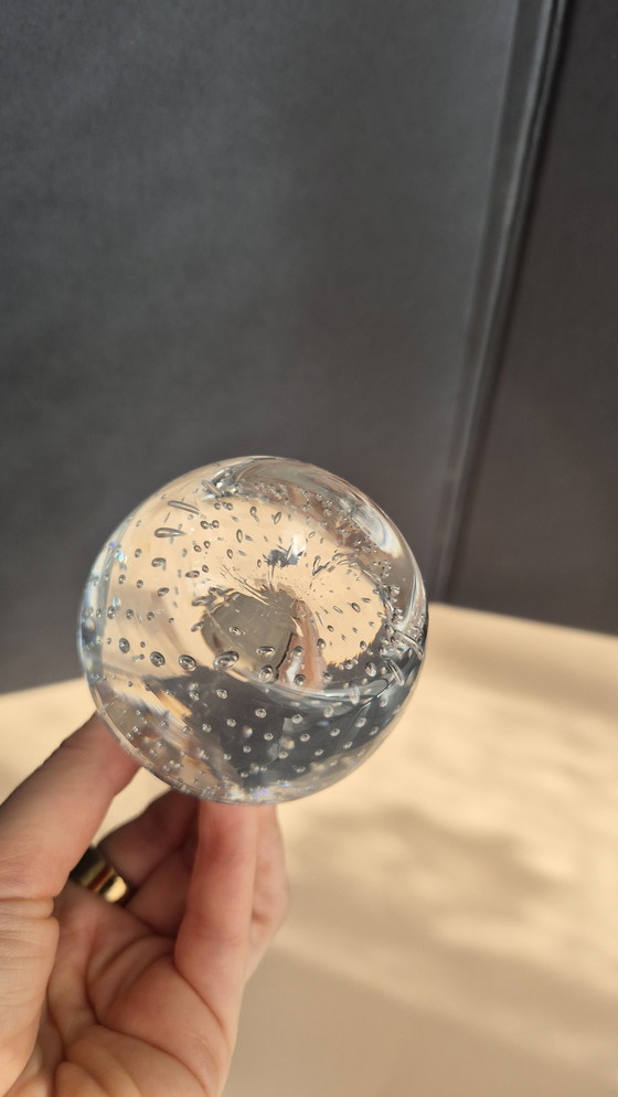 Image 1 of Vintage Blown Glass Vase, Probably From Ekenäs, Sweden 1950