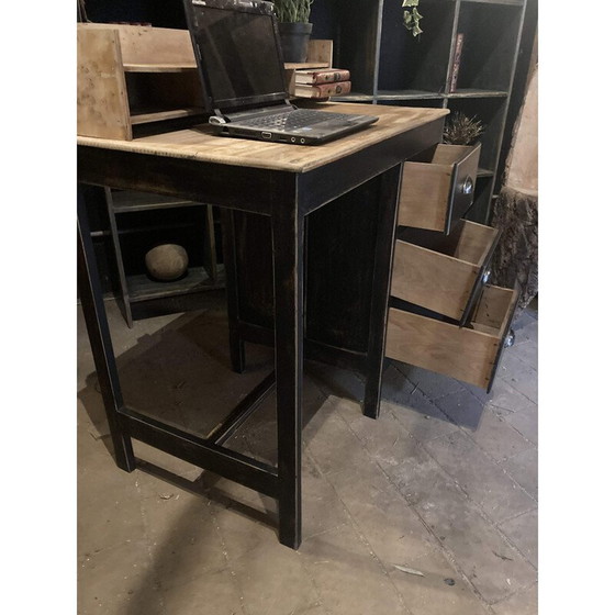 Image 1 of Vintage beechwood desk