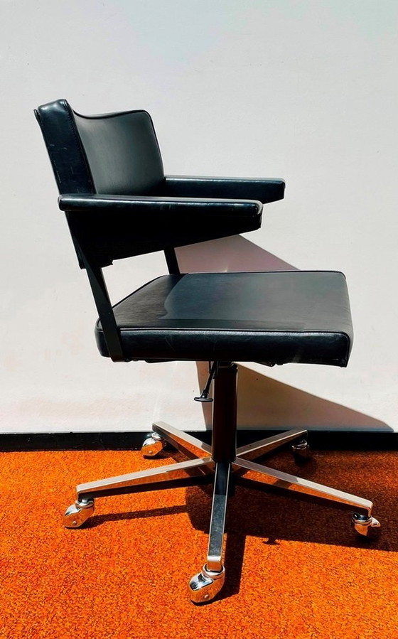 Image 1 of Gispen Desk Arm Chair. Vintage 60S
