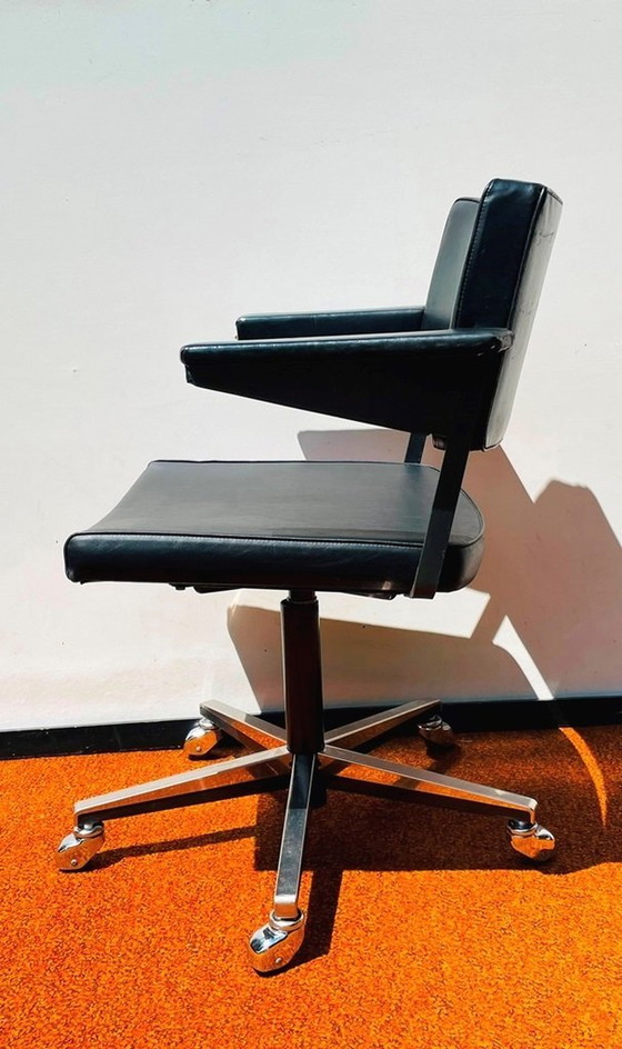 Image 1 of Gispen Desk Arm Chair. Vintage 60S