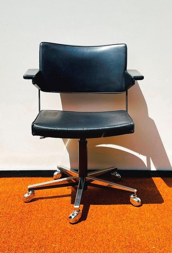 Image 1 of Gispen Desk Arm Chair. Vintage 60S
