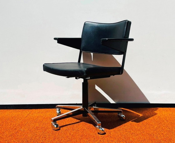 Image 1 of Gispen Desk Arm Chair. Vintage 60S