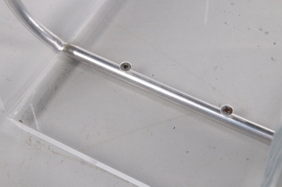 Image 1 of Étagère d'entrepôt en plexiglas avec accents métalliques, 1970