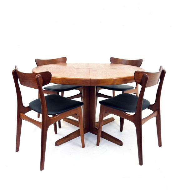 Image 1 of Extendable dining table, H.W. Klein, Bramin 1960s