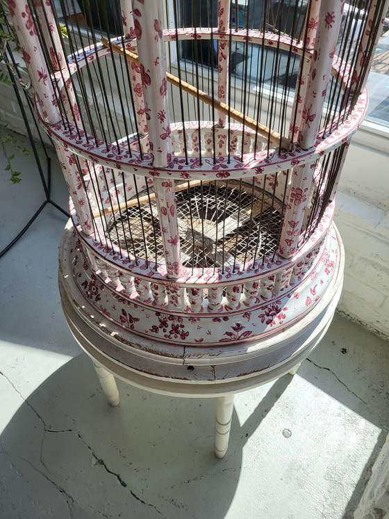 Image 1 of Vintage porcelain bird cage