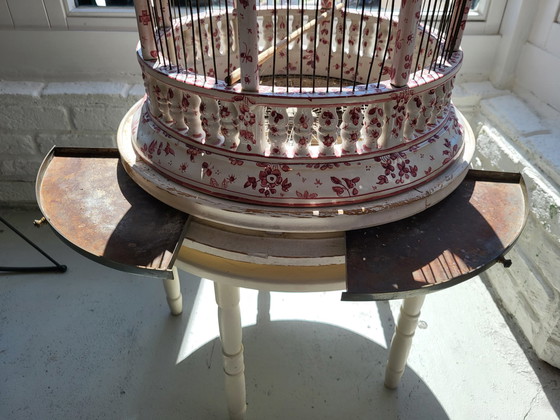 Image 1 of Vintage porcelain bird cage