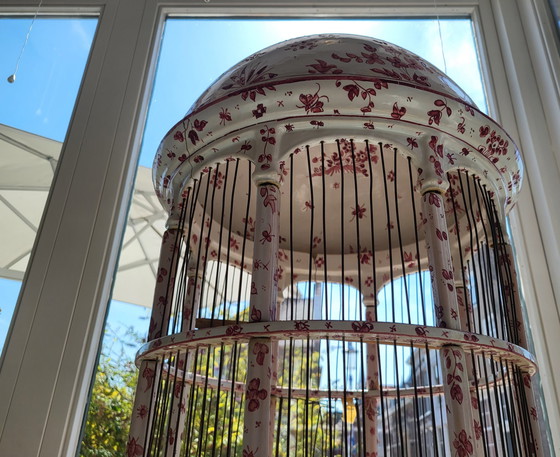 Image 1 of Vintage porcelain bird cage