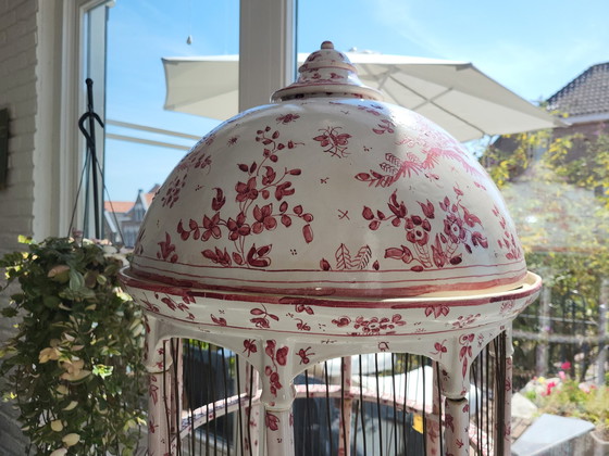 Image 1 of Vintage porcelain bird cage