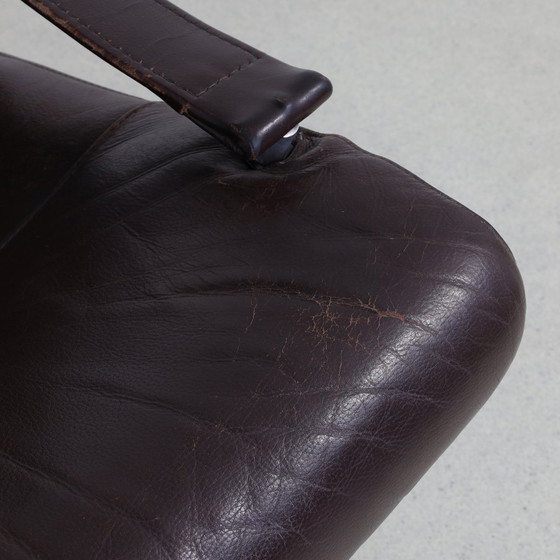 Image 1 of Armchair In Leather By Nelo Möbel Sweden, 1970S