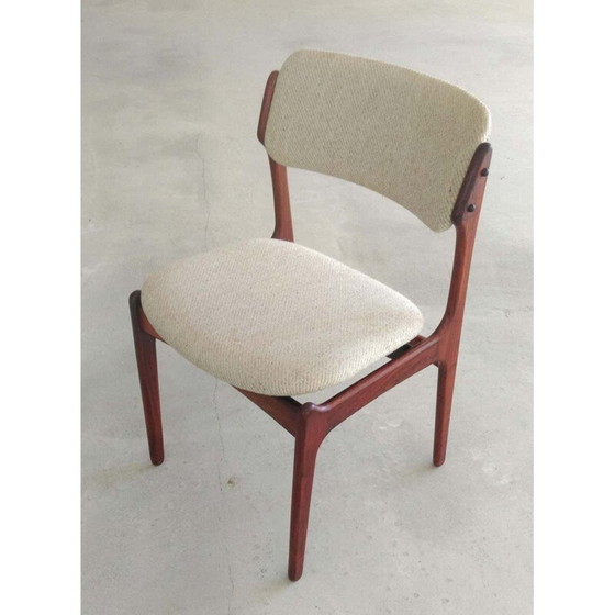 Image 1 of Set of 4 vintage chairs by Oddense Maskinsnedkeri Erik Buch Danish