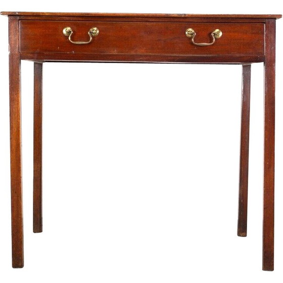 Image 1 of Tavolino laterale vintage in rovere con cassetto, Inghilterra