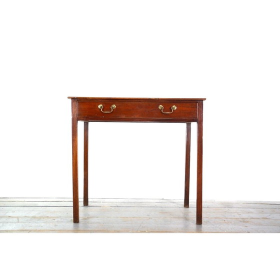 Image 1 of Tavolino laterale vintage in rovere con cassetto, Inghilterra