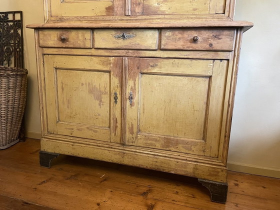 Image 1 of Atmospheric Unique Cupboard Dinner Cupboard Kitchen Cupboard Display Case French