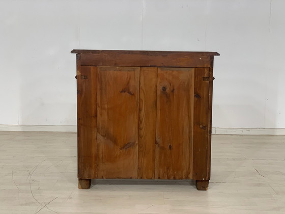 Image 1 of Wilhelminian style chest of drawers hall cupboard around 1900