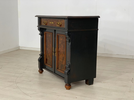 Image 1 of Wilhelminian style chest of drawers hall cupboard around 1900