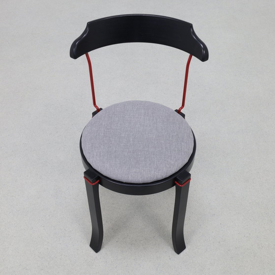 Image 1 of 5x Postmodern Dining Chair in Memphis Style, 1980s