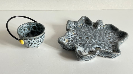 Image 1 of Ceramic pocket trays Vallauris Vintage France