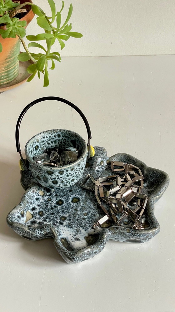 Image 1 of Ceramic pocket trays Vallauris Vintage France