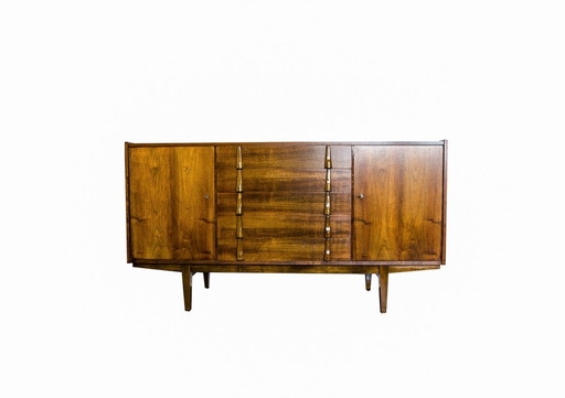Buffet Enfilade Vintage Mid-Century Modern Rajmund Teofil Halas Années 60