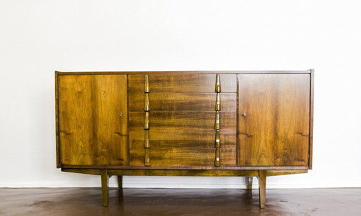 Buffet Enfilade Vintage Mid-Century Modern Rajmund Teofil Halas Années 60