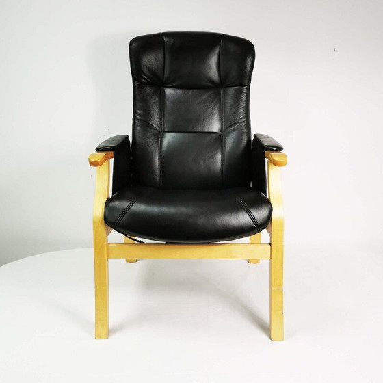 Image 1 of Poltrona reclinabile in pelle vintage Nordic Easy Chair, Danimarca 2012