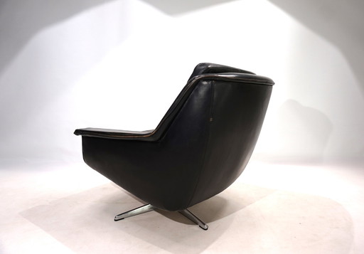 Chaise longue en cuir ESA 802 de Werner Langenfeld, 1960