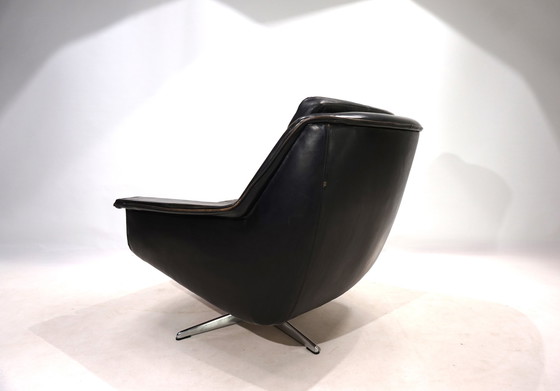 Image 1 of Chaise longue en cuir ESA 802 de Werner Langenfeld, 1960