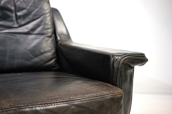 Image 1 of ESA 802 leather lounge chair by Werner Langenfeld, 1960