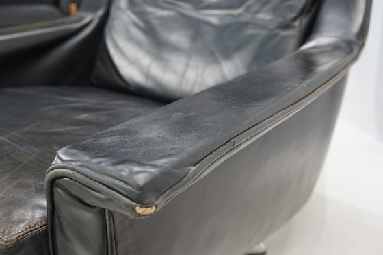 Image 1 of ESA 802 leather lounge chair by Werner Langenfeld, 1960