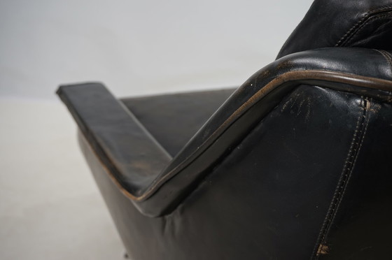 Image 1 of Chaise longue en cuir ESA 802 de Werner Langenfeld, 1960