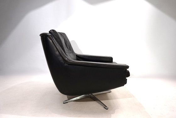 Image 1 of Chaise longue en cuir ESA 802 de Werner Langenfeld, 1960