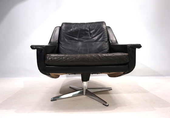 Image 1 of Chaise longue en cuir ESA 802 de Werner Langenfeld, 1960