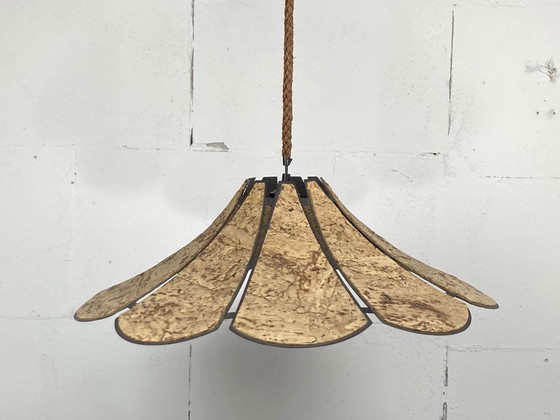 Image 1 of Clover Cork Hanging Pendant Lamp By Ingo Maurer, Germany, 1970S