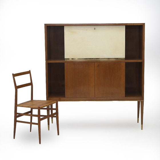 Image 1 of Sideboard With Bar Cabinet, 1950S