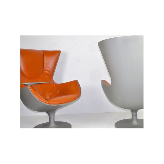 Image 1 of Pair of vintage orange armchairs by Phillipe Starck for Cassina, 2000