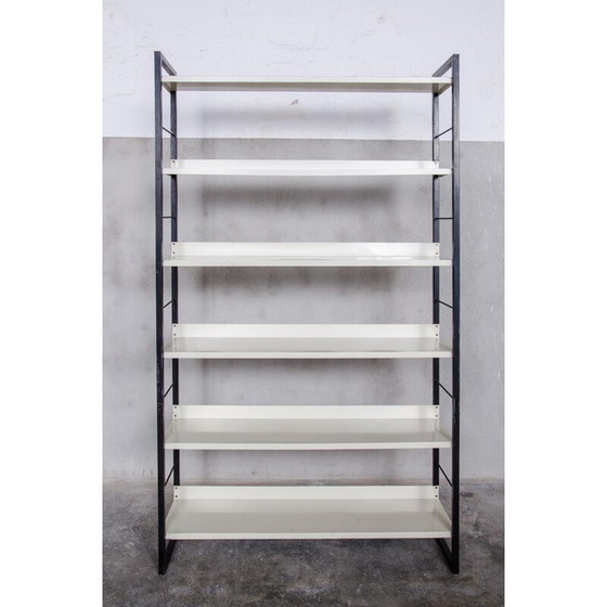 Image 1 of Large Metal Bookcase by A.D. Dekker for Tomado - 1960s