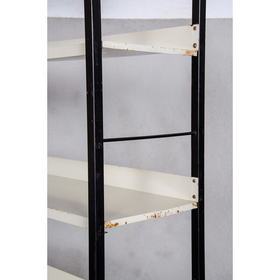 Image 1 of Large Metal Bookcase by A.D. Dekker for Tomado - 1960s